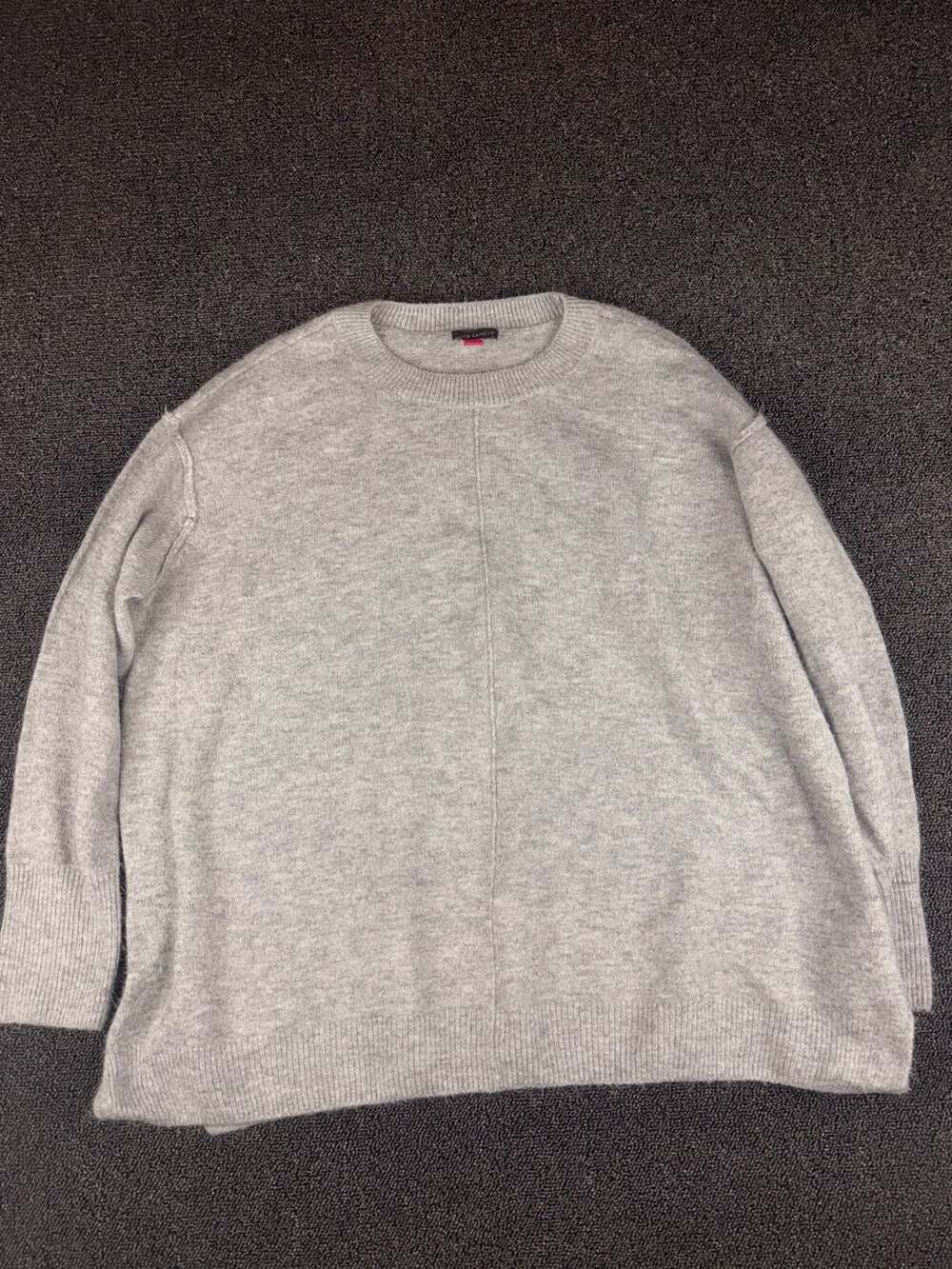 Vince Camuto Women's Gray Crew Neck Pullover Sweater Size 1X